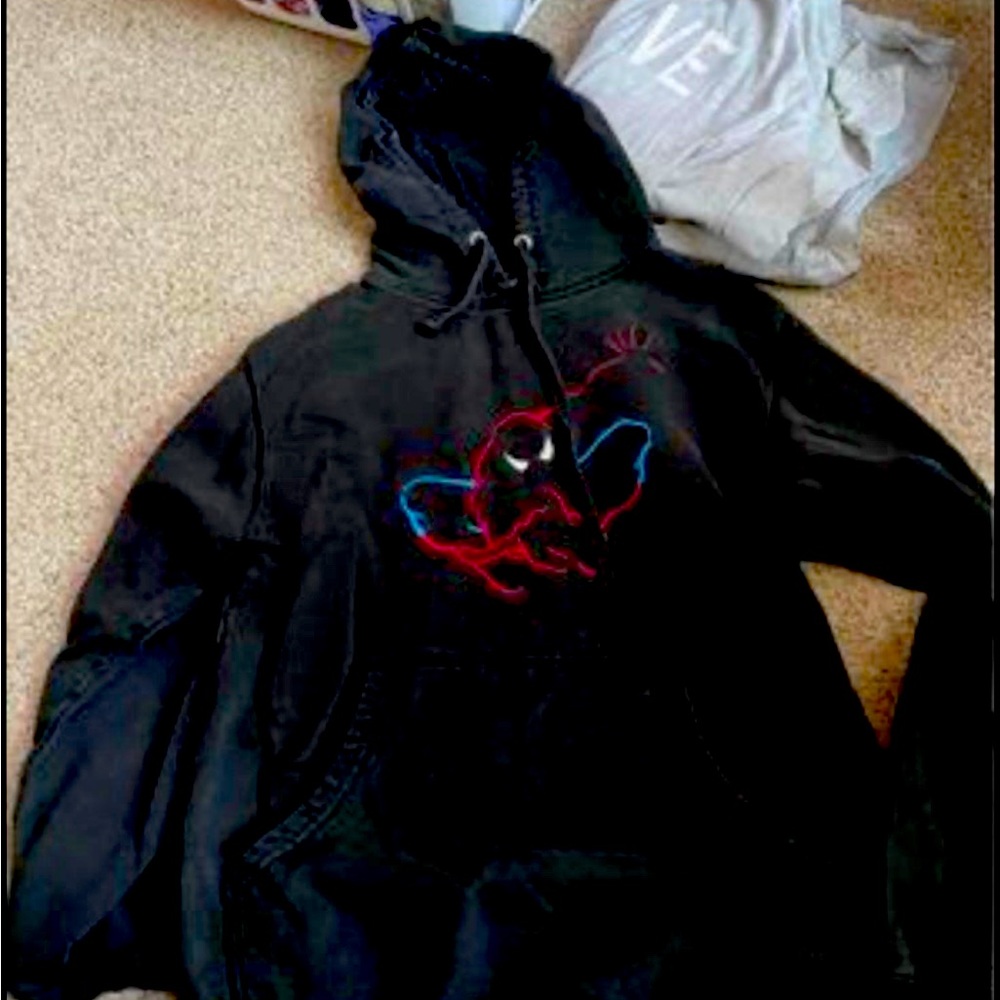 Small adult spider-man hoodie